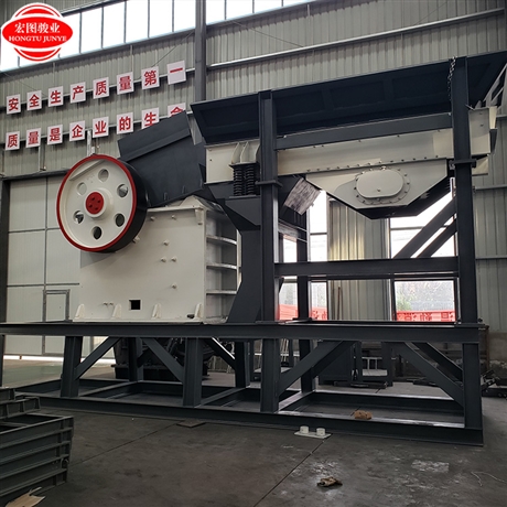 石块破碎机岩石破碎石头机移动式中型打石头沙子机器