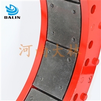 大林橡胶 气胎式离合器闸瓦总成 矿山用工业离合器 厂家定制