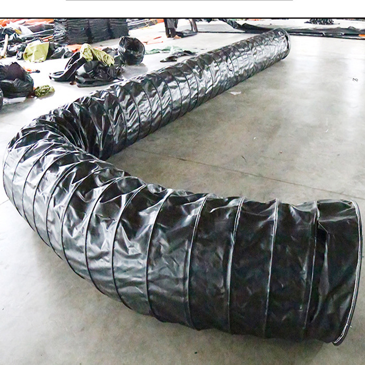 矿用骨架风筒矿用塑料钢圈风筒隧道伸缩风筒阻燃好