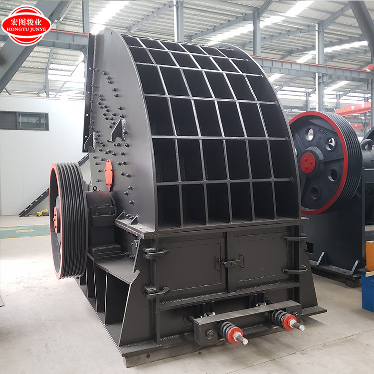 1416锤式破碎机1000吨石子生产线可移动式碎石生产线