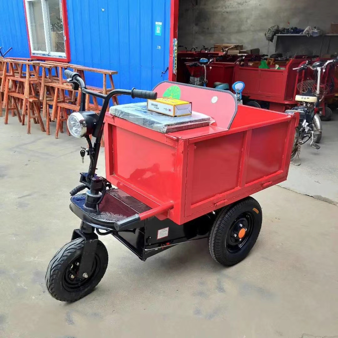 平板载重王 倒骑驴式电动运输车电动拉砖车