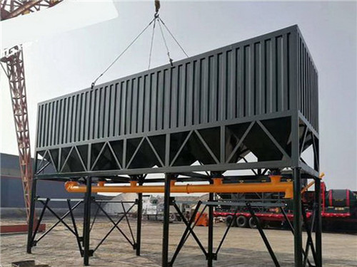 移动卧式水泥仓方形散装粉煤灰卧式储料罐免基础集装箱式