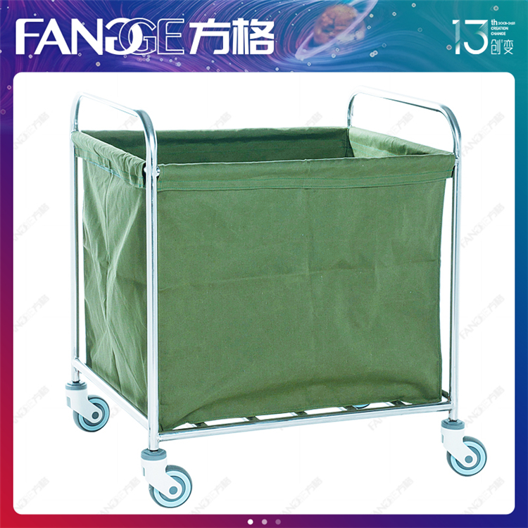 货源多功能污衣袋车 ABS污物推车_方便易用
