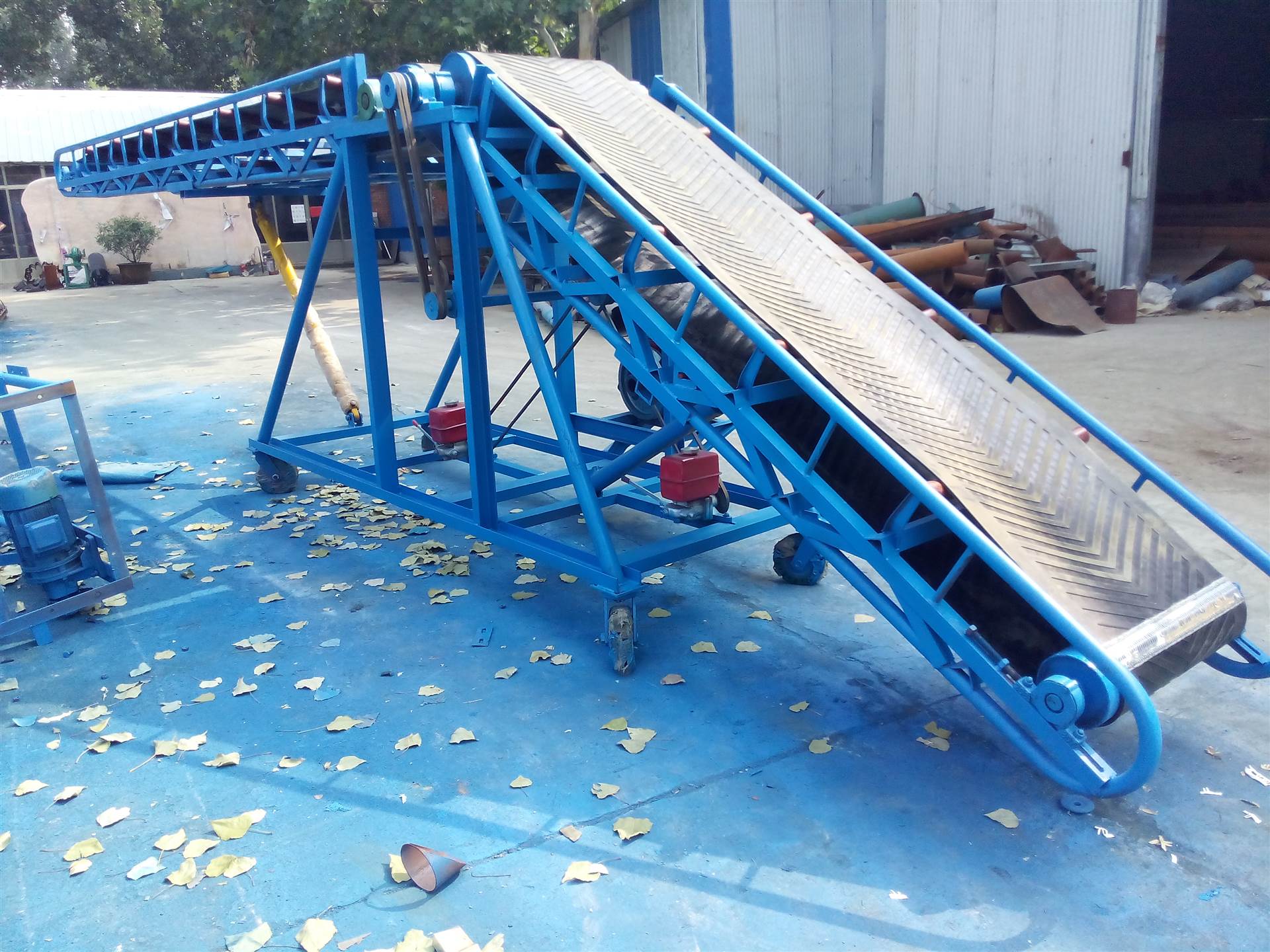 仓库装卸货管理规定 皮带输送机石料生产线 汇达机械板式给料机