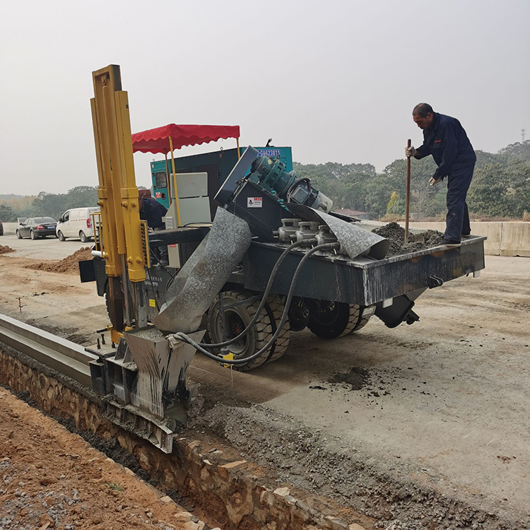 多用途路边石滑膜机全自动路缘石成型机路边石滑模机