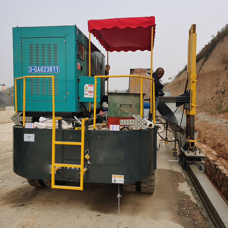 订制路牙石滑膜机防撞墙成型机水沟滑模机