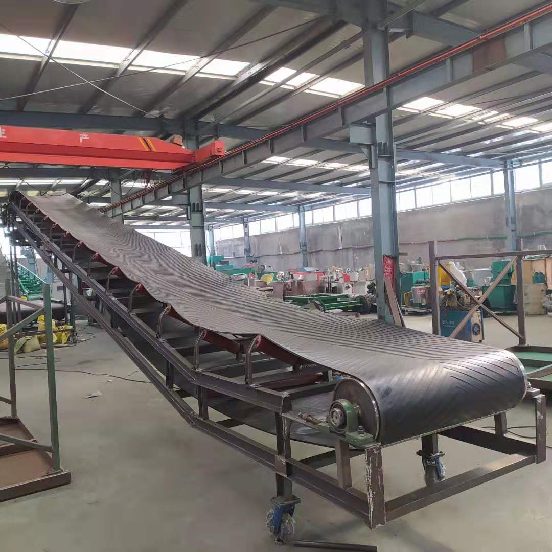 农场花生皮带输送机xwzf纸厂塑料渣纸浆橡胶带输送机