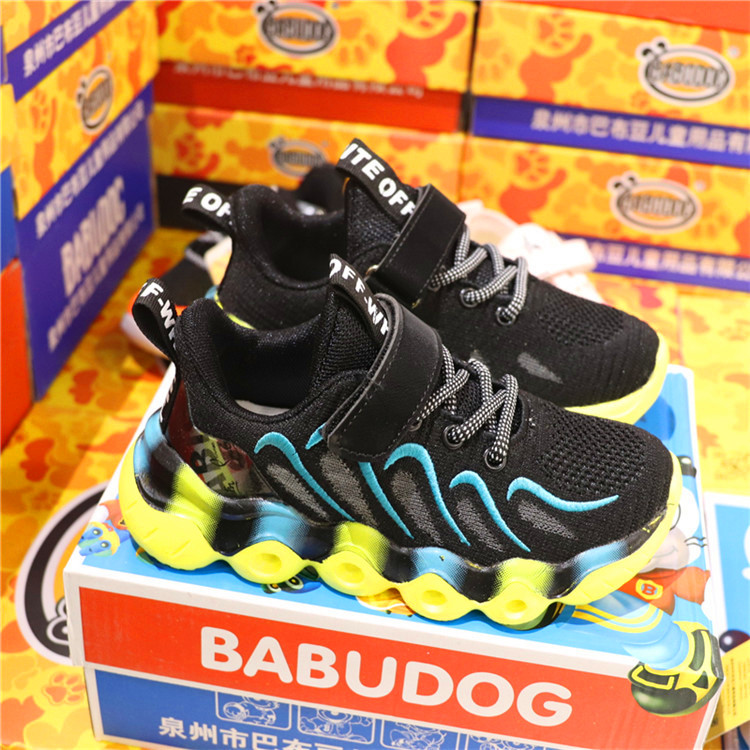 巴布豆童鞋 2021新款儿童运动鞋批发 品牌尾货 厂家一手货源