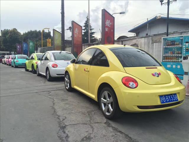 上海租大众甲壳虫彩色甲壳虫租赁婚车拍戏出租甲壳虫敞篷