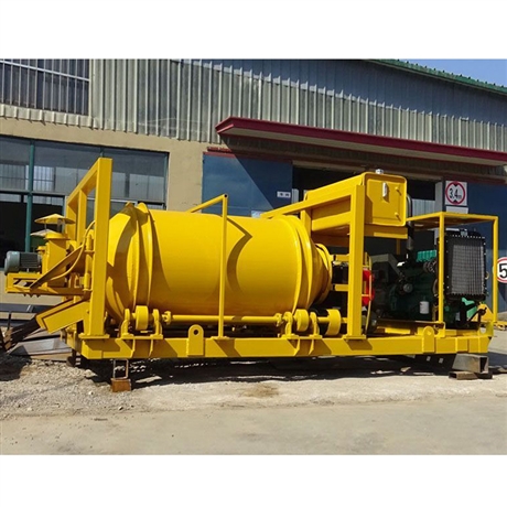 制造牵引式沥青拌合机沥青路面修补车旧料再生沥青搅拌机