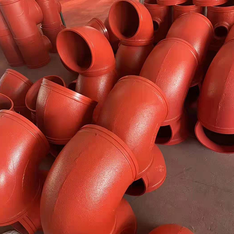 沟槽管件批发 河南沟槽管件厂 45度90度弯头沟槽管件弯头价格