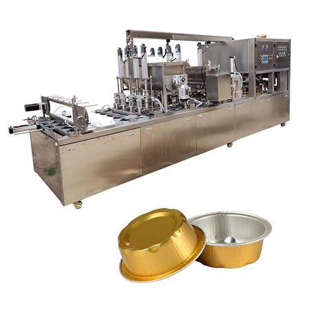 铝箔盒功夫菜包装机 全自动铝箔盒小火锅封口机