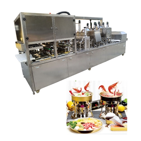 铝箔功夫菜包装机 海鲜佛跳墙铝箔碗包装线设备