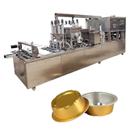 铝箔盒功夫菜包装机 全自动铝箔盒小火锅封口机