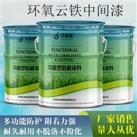 山东东营 环氧富锌中间漆 环氧云铁中间漆 增加漆膜厚度漆