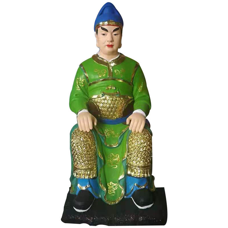 六十甲子各有岁神值年太岁岁君木雕贴金神像厂家直供