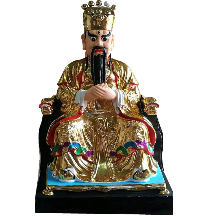 守门四大元帅之一马神马元帅神像摆件极彩三眼灵光马天君佛像