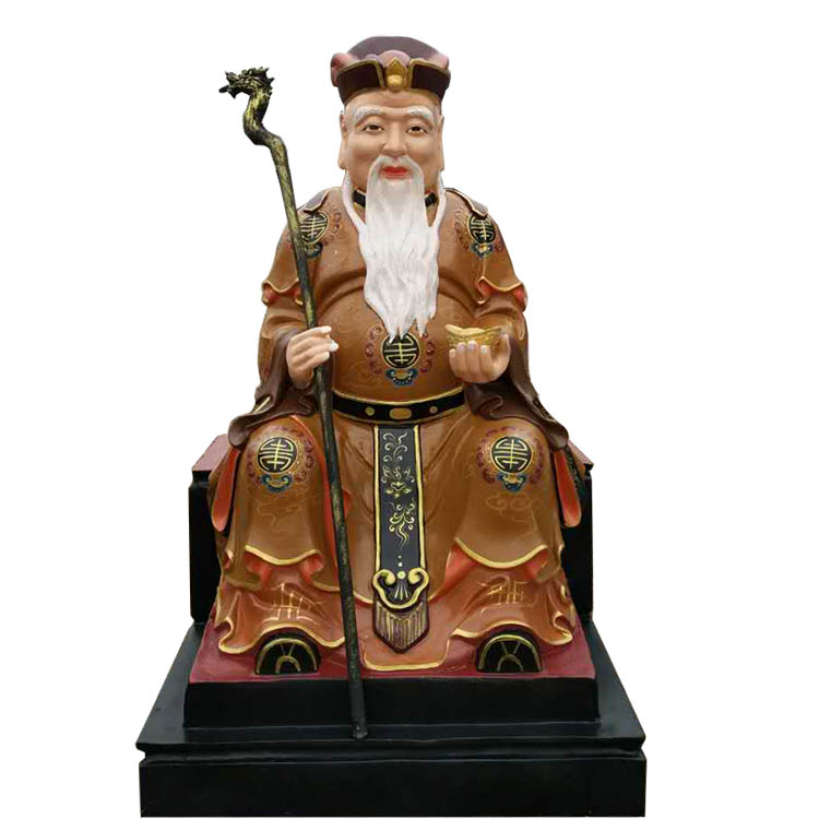 玻璃钢山神神像寺庙供奉定制