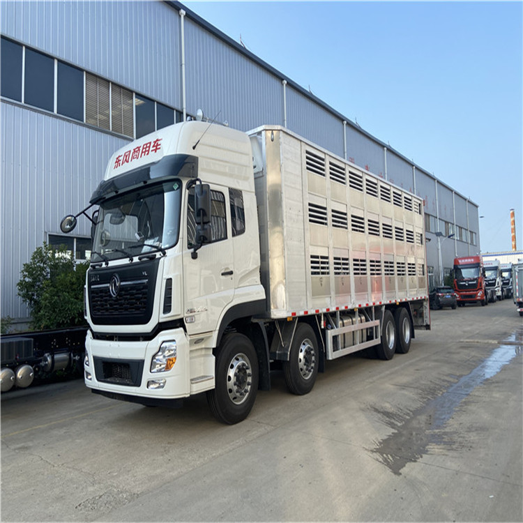 恒温96米拉牛车温控密封三层厢式拉猪运输车