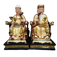 张福德是谁 树脂雕刻土地公 土地婆神像厂家