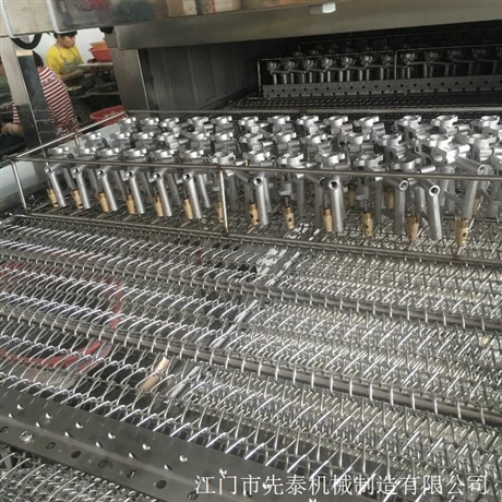 先泰五金件清洗机 铸造铝件除油用超声波清洗线