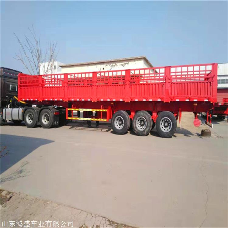 11米花篮3轴挂车厂家山东梁山挂车生产厂家新车出售