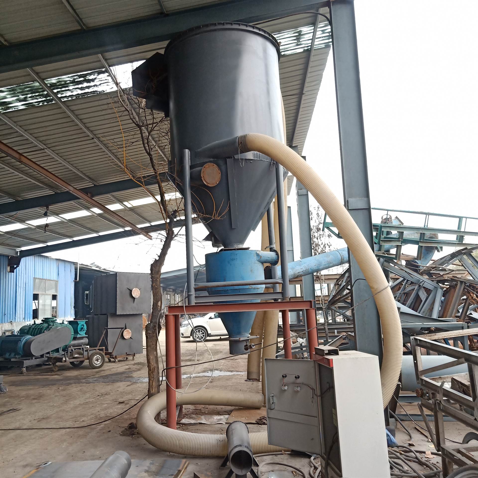 粉煤灰装罐吸料机facai干灰囤灰气力吸灰机