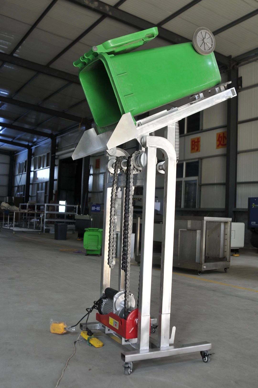 垃圾桶提升机 翻桶机 生产厂家