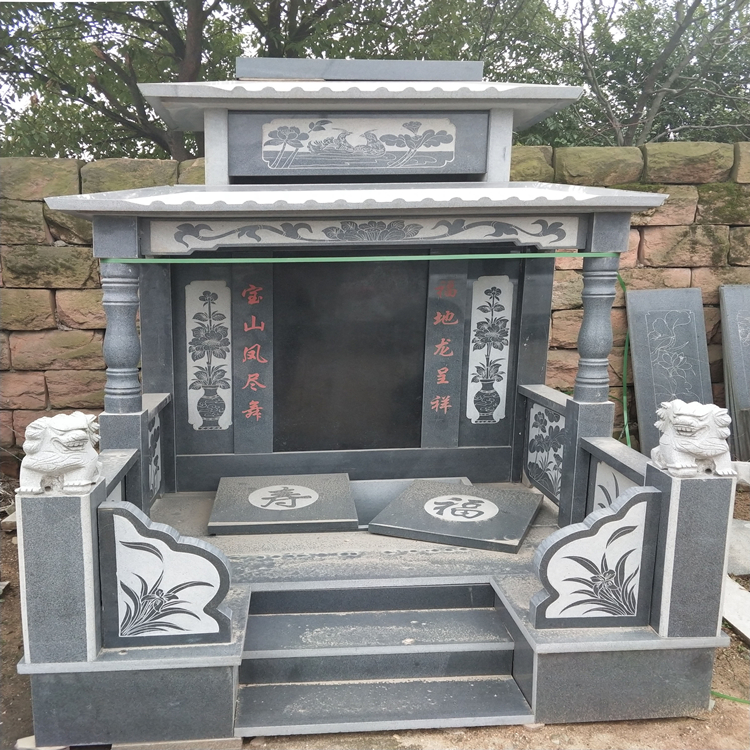 商丘家族墓碑 墓地陵园青石石碑 定制烈士纪念碑