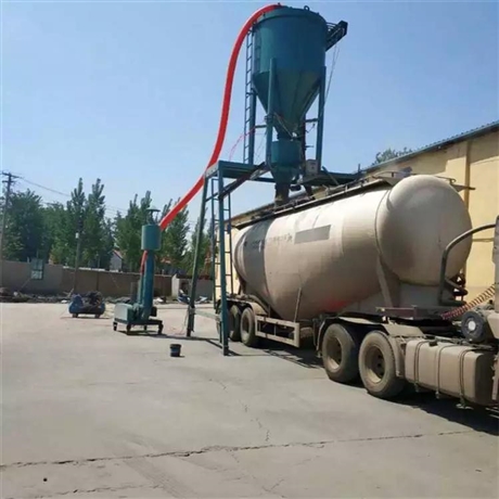 水泥灰無塵裝灰氣力輸送機(jī) 脈沖負(fù)壓集裝箱卸灰機(jī) KS07