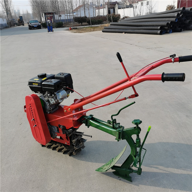 自走式柴油犁地机大棚耕地趟沟机履带自走式微耕机