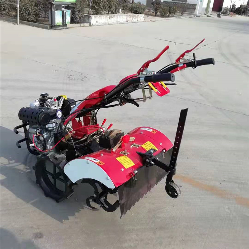 志为便携式园林除草微耕机农用土壤翻地微耕家用小型园林翻土机