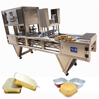 铝箔盒封口包装机，全自动气调保鲜 冷鲜肉/鸭货熟食封口机