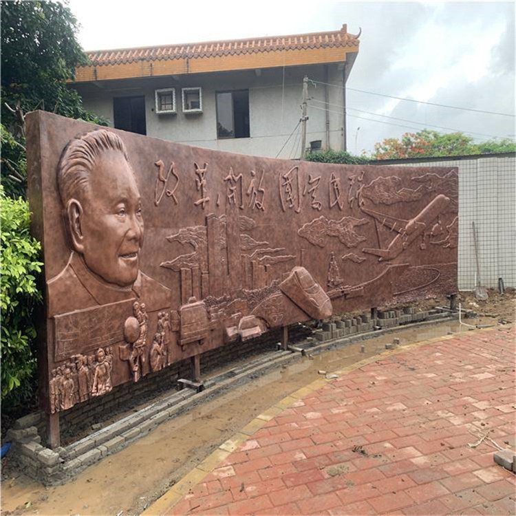 红色主题文化雕塑 珠海浮雕墙雕塑 佰汇玻璃钢厂