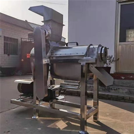  商用草莓螺旋榨汁机 大产量菠萝粉碎打汁机甜菜 饮料加工设备