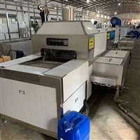 空调压缩机配件清洗线 通过式超声波喷淋清洗机定制