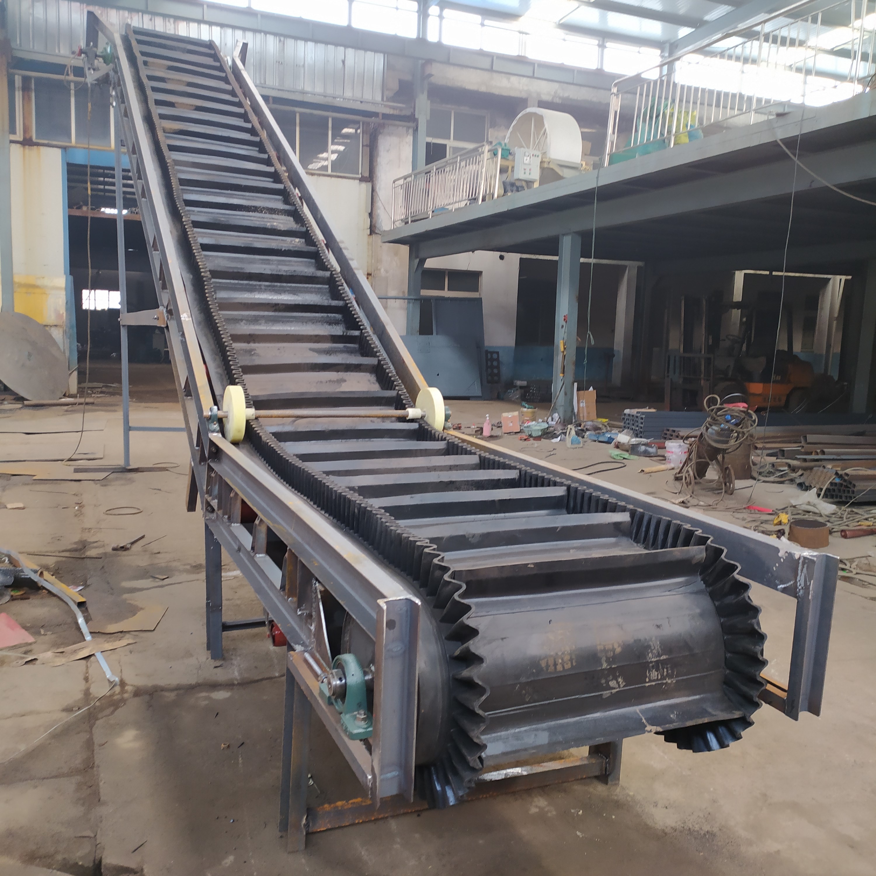 农场花生皮带输送机xwzf纸厂塑料渣纸浆橡胶带输送机