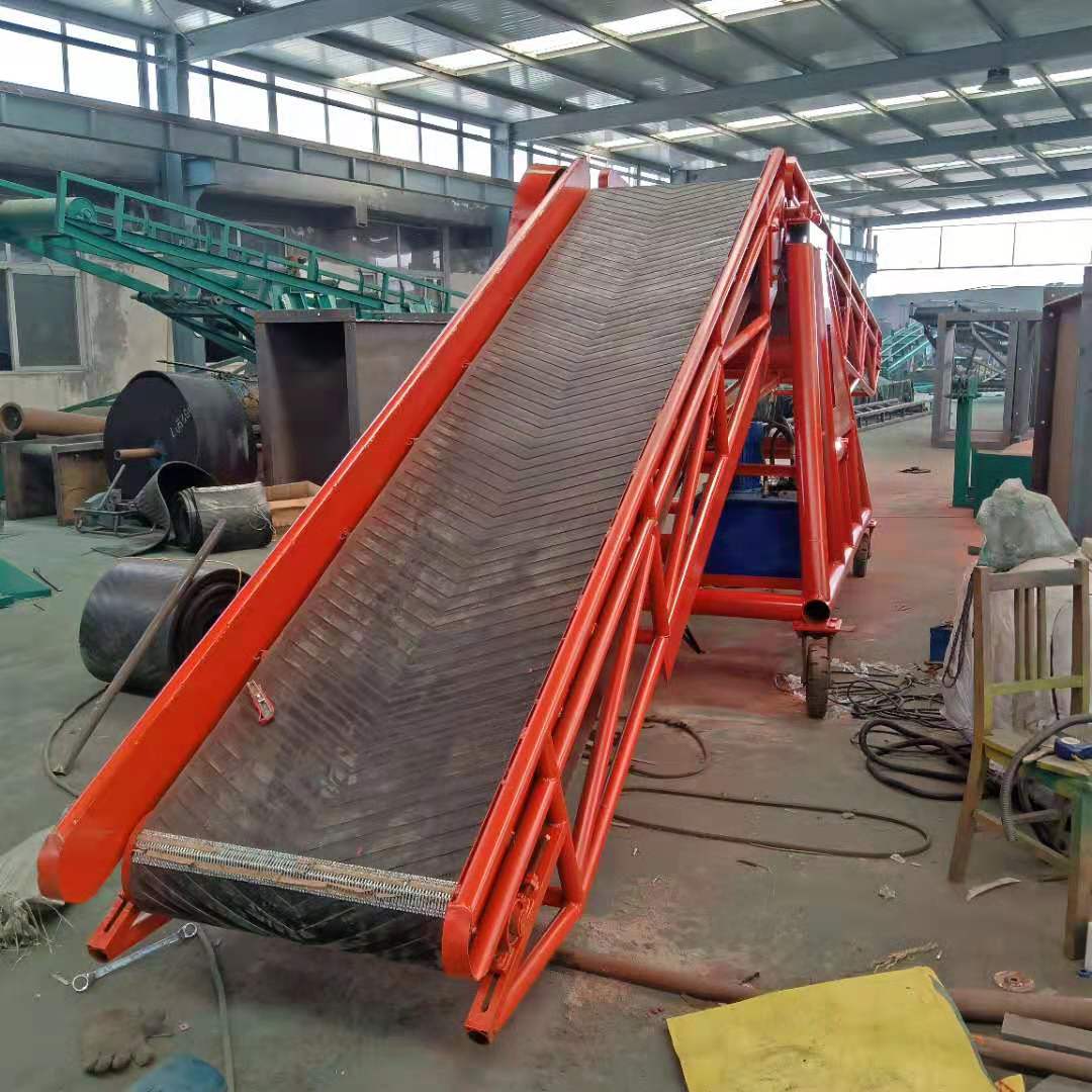 皮带给料机固定式皮带输送机facai可移动打倾角升降皮带机