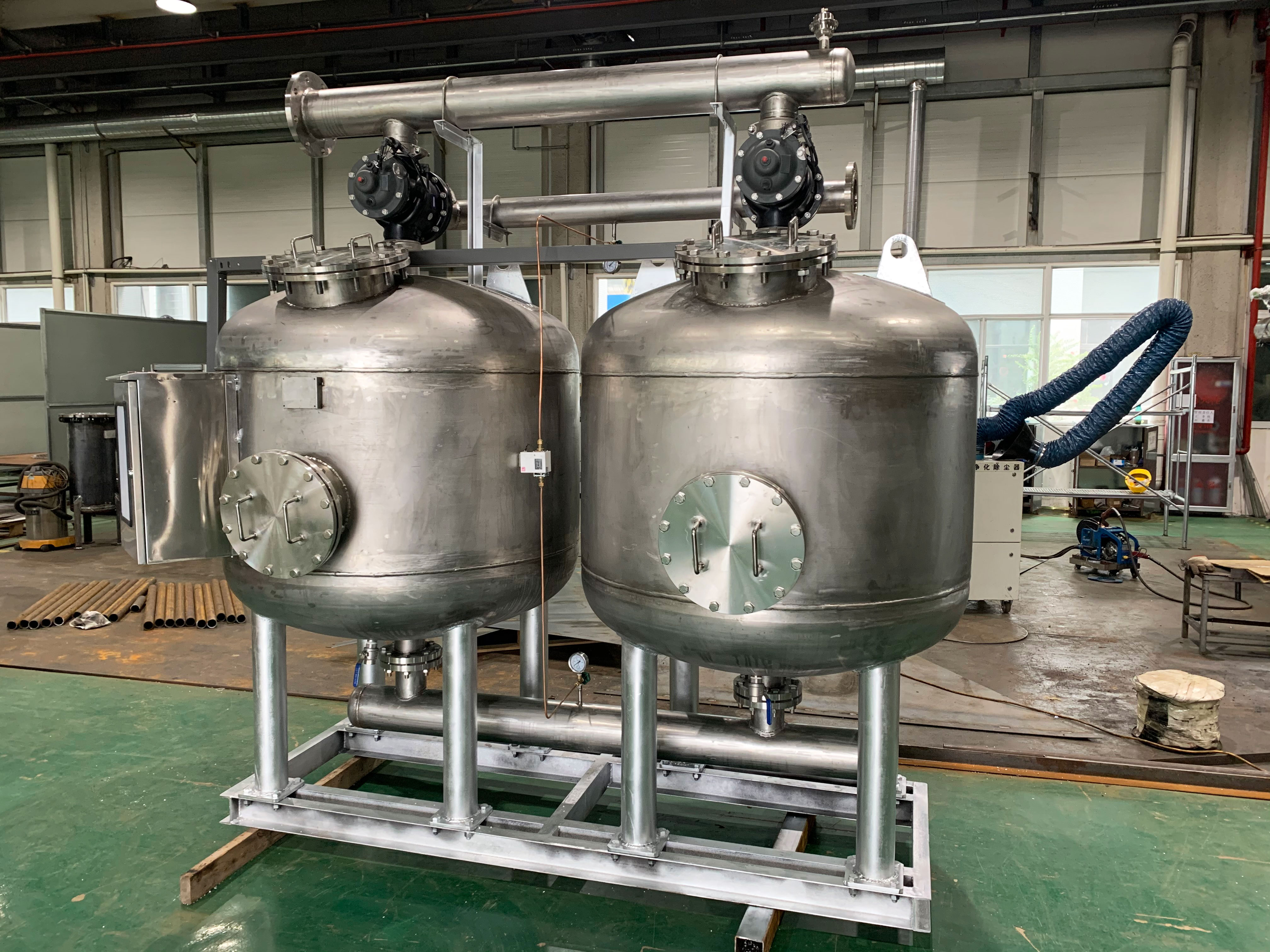 海特电厂钢厂浊环水浅层沙过滤器