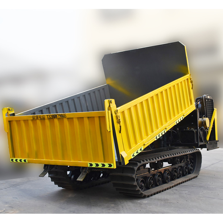 爬坡轻松履带运输车 山路2吨小型履带运输车