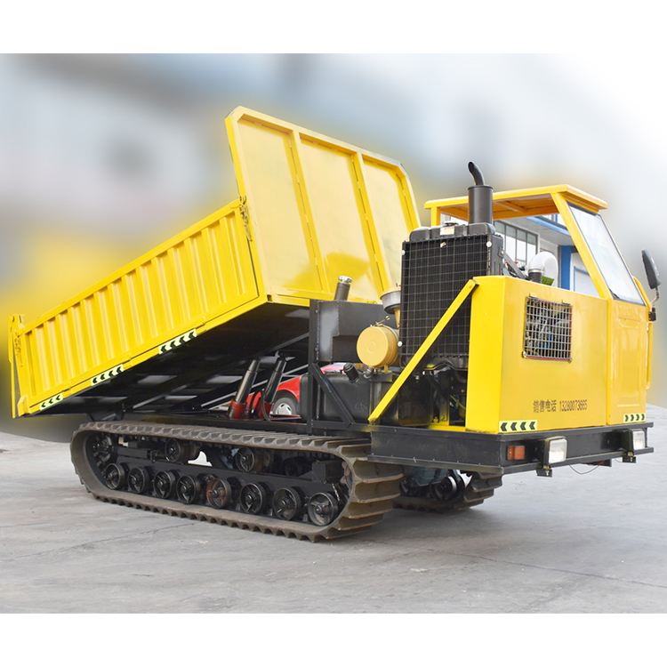 爬坡轻松履带运输车 山路2吨小型履带运输车