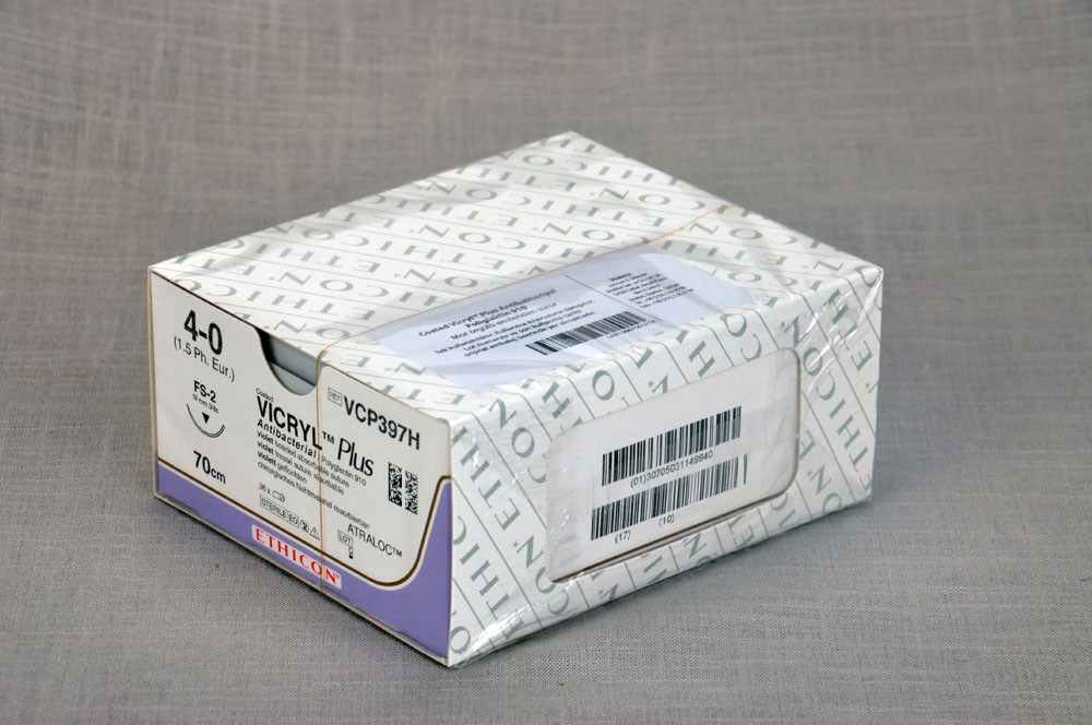 可吸收缝线美国强生ethicon抗菌薇乔线vcp397h