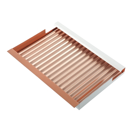 铝瓦楞板铝板复合瓦楞勾搭板铝单板供货商福瑞尔