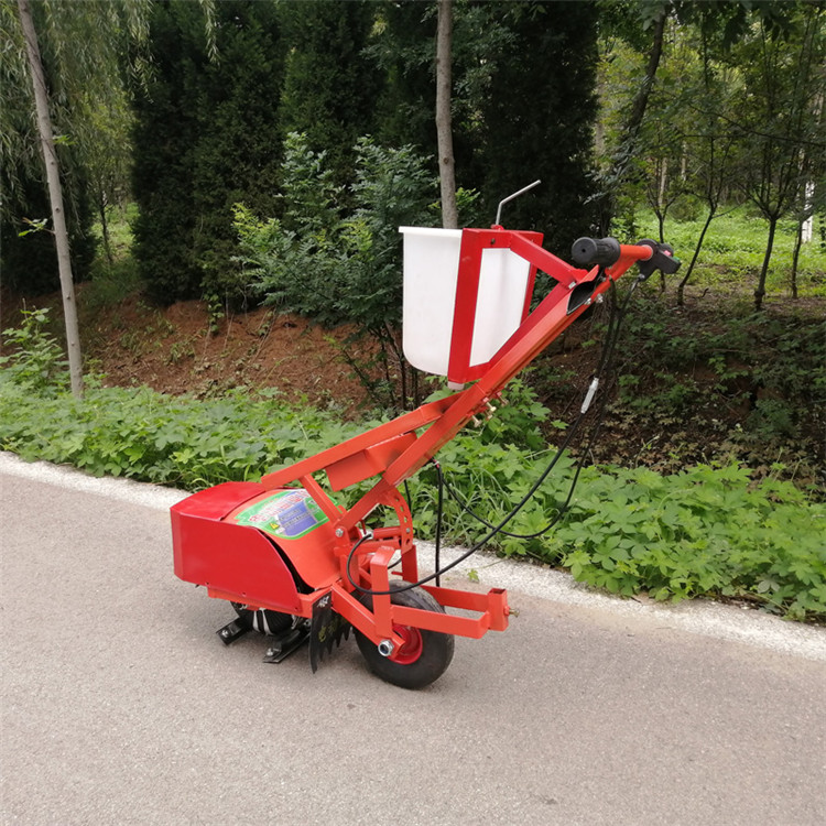 手扶自走式单行小麦地开沟施肥机