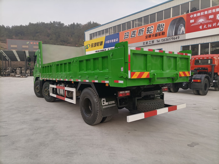 全能王东风华神小三桥6.8米平板自卸车