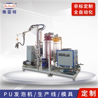 浙江仿木聚氨酯发泡机 PU仿木发泡设备 聚氨酯高压发泡机器