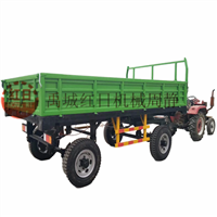 7CX-5农用液压四轮拖车  禹城红日5吨农用拖车
