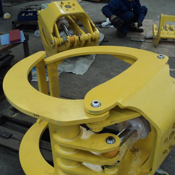 厂家液压旋转夹木器挖掘机带属具抓木器木材甘蔗夹木机