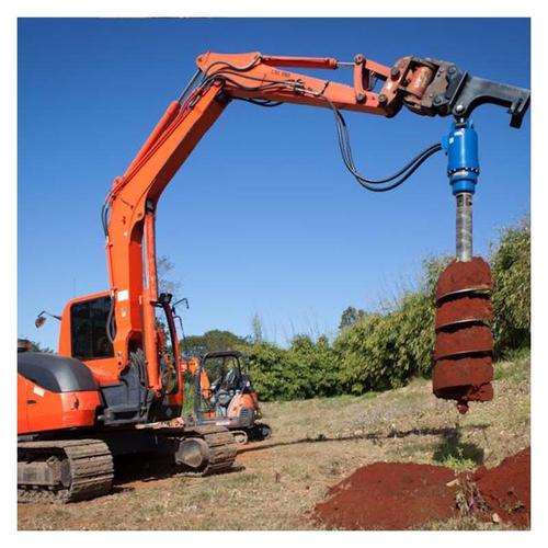 6米小型挖改螺旋钻高效全叶片挖掘机螺旋钻挖改螺旋钻生产厂家