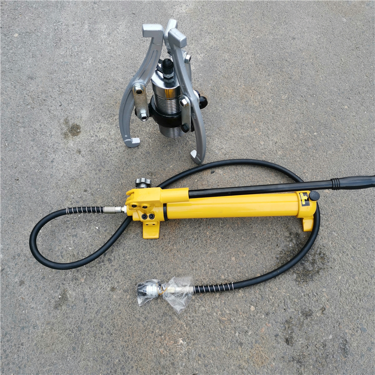 液压拔轮器液压扒子三爪拉马50t拔轮器